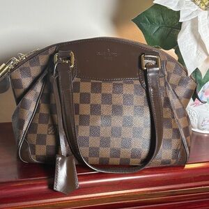 Louis Vuitton Damier Dark Brown Ebene Satchel EUC